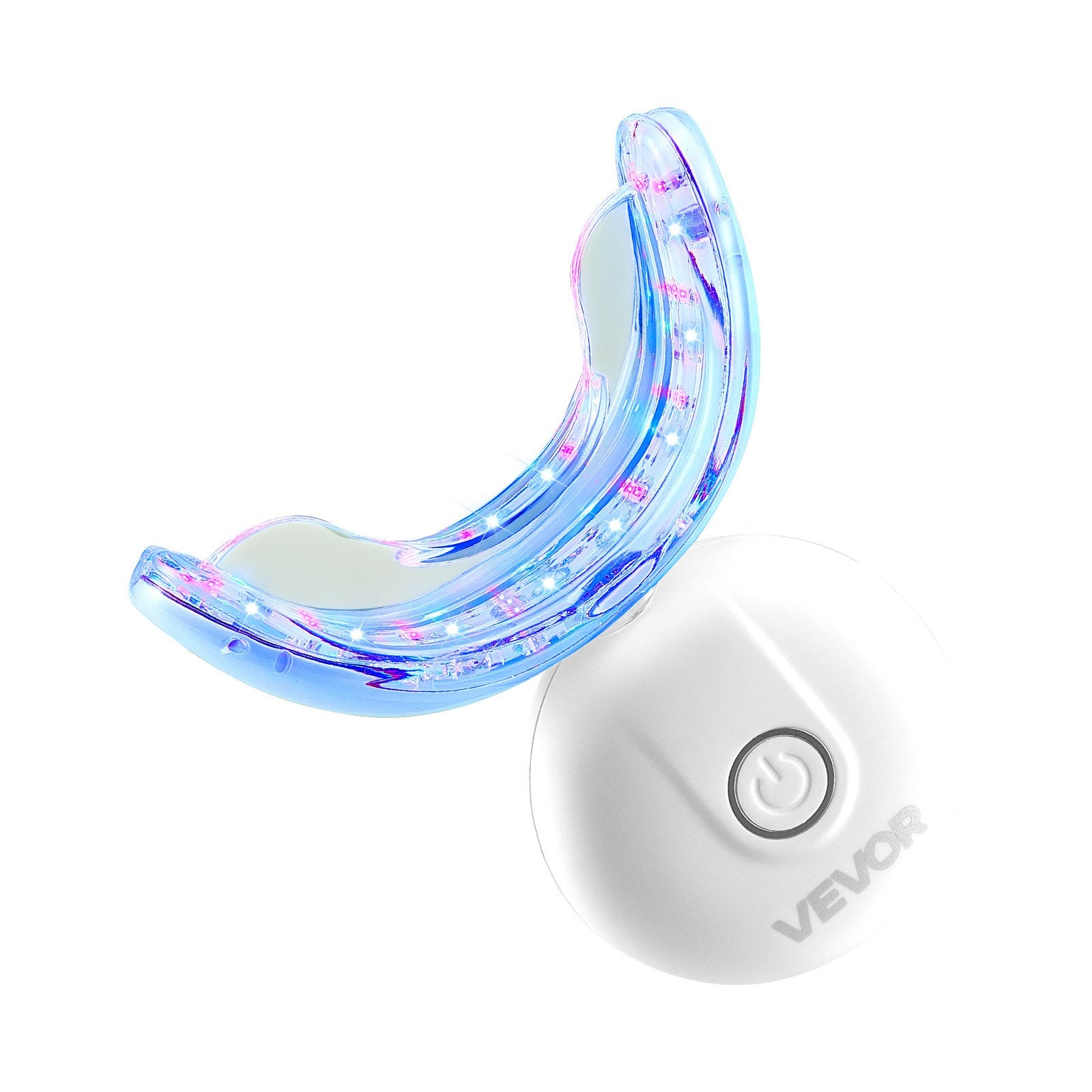 Teeth Whitening Kit With LED Light, 32 LED Accelerator Lights, Whitening Strips, Pens And Gel Syringes, U-Shaped Tray, Wireless Portable Kit Fast And Effectively Removes Stubborn Stains
